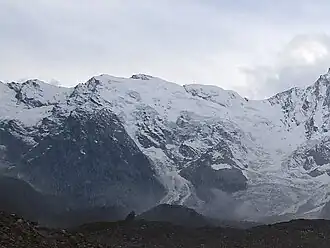 Punta Tre Amici vanaf Belvedere (Macugnaga)