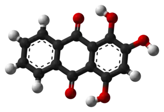 ruimtelijk model van purpurine