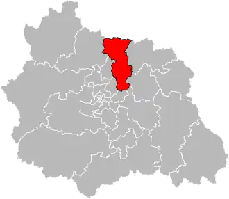 Locatie van het kanton