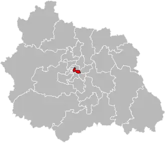 Locatie van het kanton