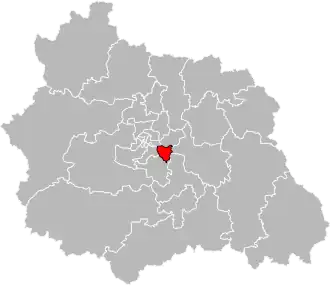 Locatie van het kanton