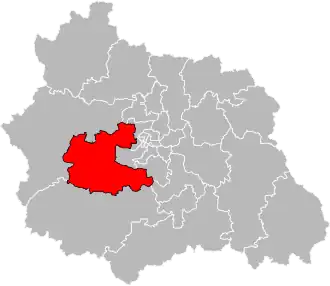 Locatie van het kanton