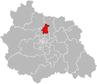 Locatie van het kanton