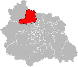 Locatie van het kanton