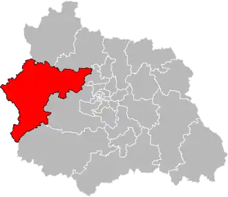 Locatie van het kanton