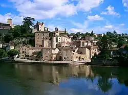 Gezicht vanaf de Lot