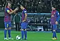 Carles Puyol, Xavi en Messi