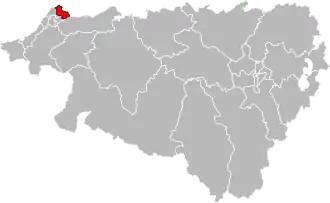 Locatie van het kanton