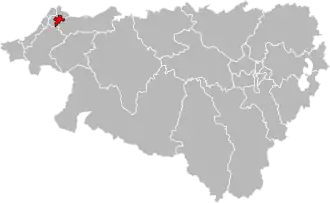 Locatie van het kanton