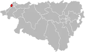 Locatie van het kanton