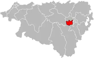 Locatie van het kanton