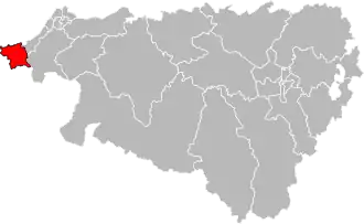 Locatie van het kanton