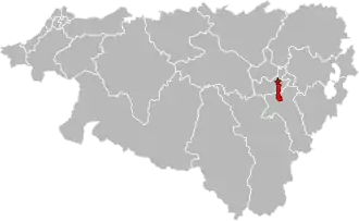 Locatie van het kanton