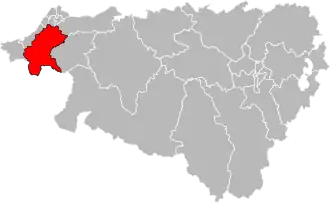 Locatie van het kanton