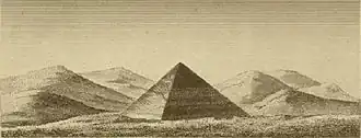 piramide van Athribis, Description de l’Égypte (1822)