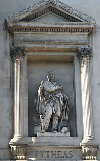 Pytheas, Marseille, Palais de la Bourse.