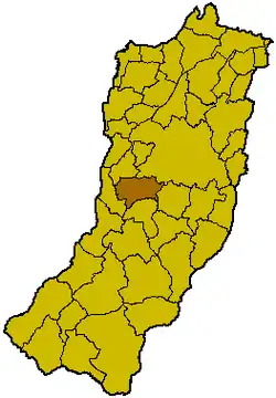 Locatie van Quattro Castella in Reggio Emilia (RE)