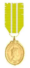 Medaille in Goud uit 1954