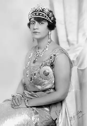 Officieel portret van Soraya Tarzi, circa 1928