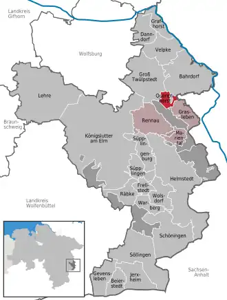 Kaart van Querenhorst