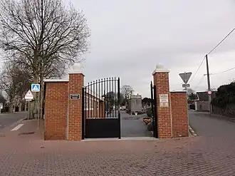 Toegang tot de begraafplaats