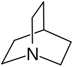 Structuurformule van chinuclidine