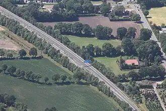 Overgang van B211 naar BAB 293 bij knooppunt Oldenburg-Nord