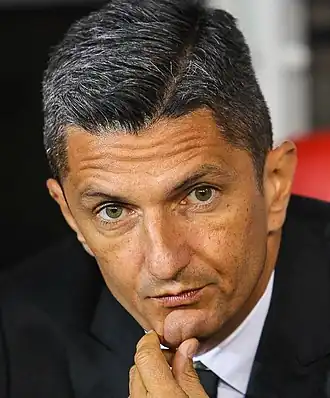 Răzvan Lucescu als trainer van PAOK, augustus 2018.