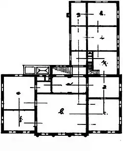 Plattegrond verdieping.