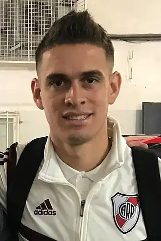 Borré in 2019 als speler van River Plate