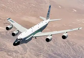 RC-135 Rivet Joint in flight