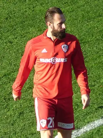 Gimbert in 2018 als speler van Ajaccio