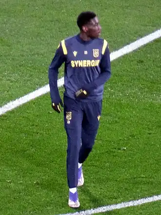 Kolo Muani in 2020 als speler van FC Nantes