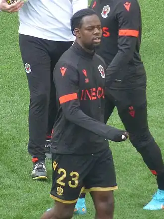 Lotomba in 2022 als speler van OGC Nice