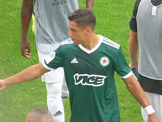 Jordan Faucher in augustus 2018 bij Red Star FC