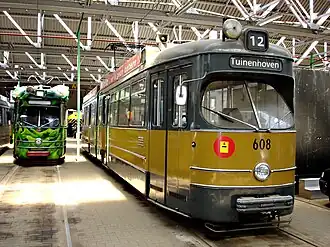 Werkspoor-enkelgelede wagen 608.