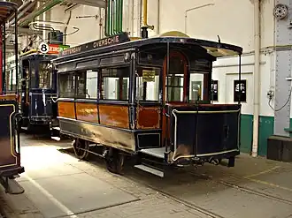 Paardentram 514 (voorheen 404) in originele staat.