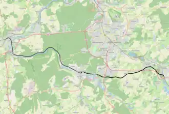 Spoorlijn Toul - Rosières-aux-Salines op de kaart