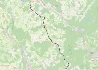 Spoorlijn Mont-sur-Meurthe - Bruyères op de kaart