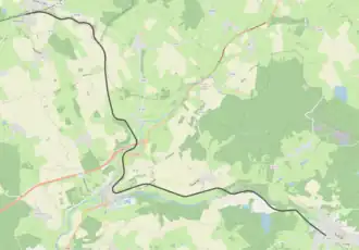 Spoorlijn Igney-Avricourt - Cirey op de kaart