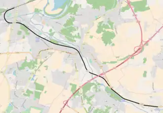 Spoorlijn Esbly - Crécy-la-Chapelle op de kaart