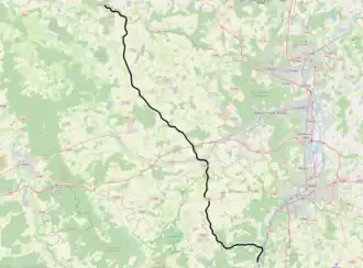 Spoorlijn Longuyon - Onville en Pagny-sur-Moselle op de kaart