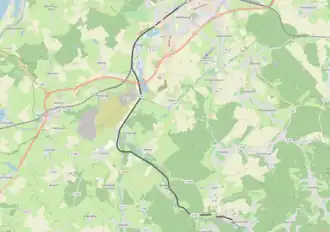 Spoorlijn Sarrebourg - Abreschviller op de kaart
