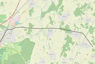 Spoorlijn Sélestat - Sundhouse op de kaart