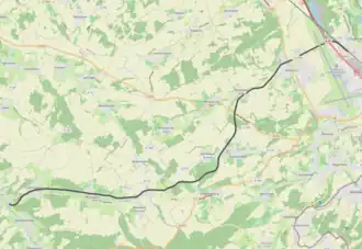 Spoorlijn Waldighoffen - Saint-Louis La Chaussée op de kaart