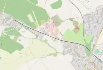 Spoorlijn Hettange-Grande - Entrange op de kaart