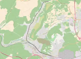 Spoorlijn Knutange-Nilvange - Algrange-Rochonvillers op de kaart