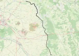 Spoorlijn Amagne-Lucquy - Revigny op de kaart