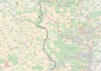 Spoorlijn Valleroy-Moineville - Villerupt-Micheville op de kaart