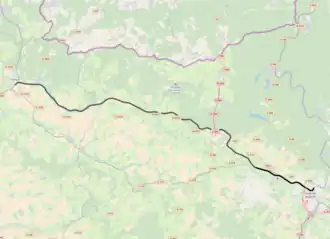 Spoorlijn Charleville-Mézières - Hirson op de kaart